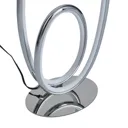 Inlight Davida Spiral Polished Chrome effect LED Table lamp