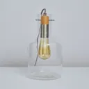 Inlight Alpho Clear Smokey tinted effect LED Cylinder Table lamp