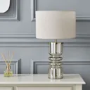 Mimi Ribbed Clear LED Table lamp