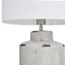 The Lighting Edit Musa Grey Cylinder Table lamp