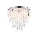 Despina Chrome effect 3 Lamp Crystal Ceiling light