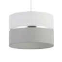 Inlight Isonoe Grey & white Drum Light shade (D)300mm