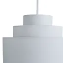 Inlight Palma White Tiered Lamp shade (D)300mm