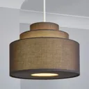 Inlight Palma Grey Tiered Lamp shade (D)300mm