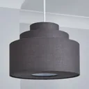 Inlight Palma Grey Tiered Lamp shade (D)300mm