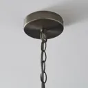 Massalia Matt Silver effect 9 Lamp Pendant ceiling light, (Dia)500mm