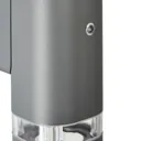 Zinc Palin Non-adjustable Matt Anthracite Mains-powered LED Outdoor Up down Wall light (Dia)11.5cm