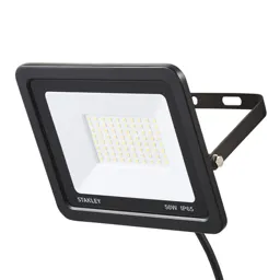 Stanley Black Mains-powered Cool white LED Floodlight 4000lm