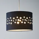 Glow Dawn Navy Star Lamp shade (D)30cm