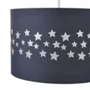 Glow Dawn Navy Star Lamp shade (D)30cm