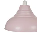 Glow Lucia Pink Dome Lamp shade (D)30cm
