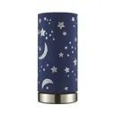 Glow Nera Moon & star Blue LED Circular Table lamp