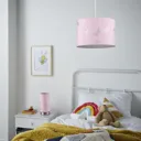 Glow Noor Butterfly Pink LED Circular Table lamp