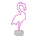 Glow Ilka Neon flamingo Pink LED Table light