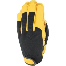 Town and Country Comfort Fit Gardening Gloves - Black / Yellow, M