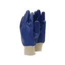 Town and Country Mens Pvc Knit Wrist Gloves - One Size