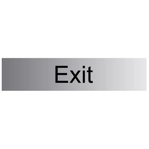 Exit Self-adhesive labels, (H)50mm (W)225mm