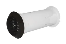 Manrose Deluxe Brown Ducting with Back Draught Shutter Internal Fit Wall Kit 100mm - DHRIWKBBS