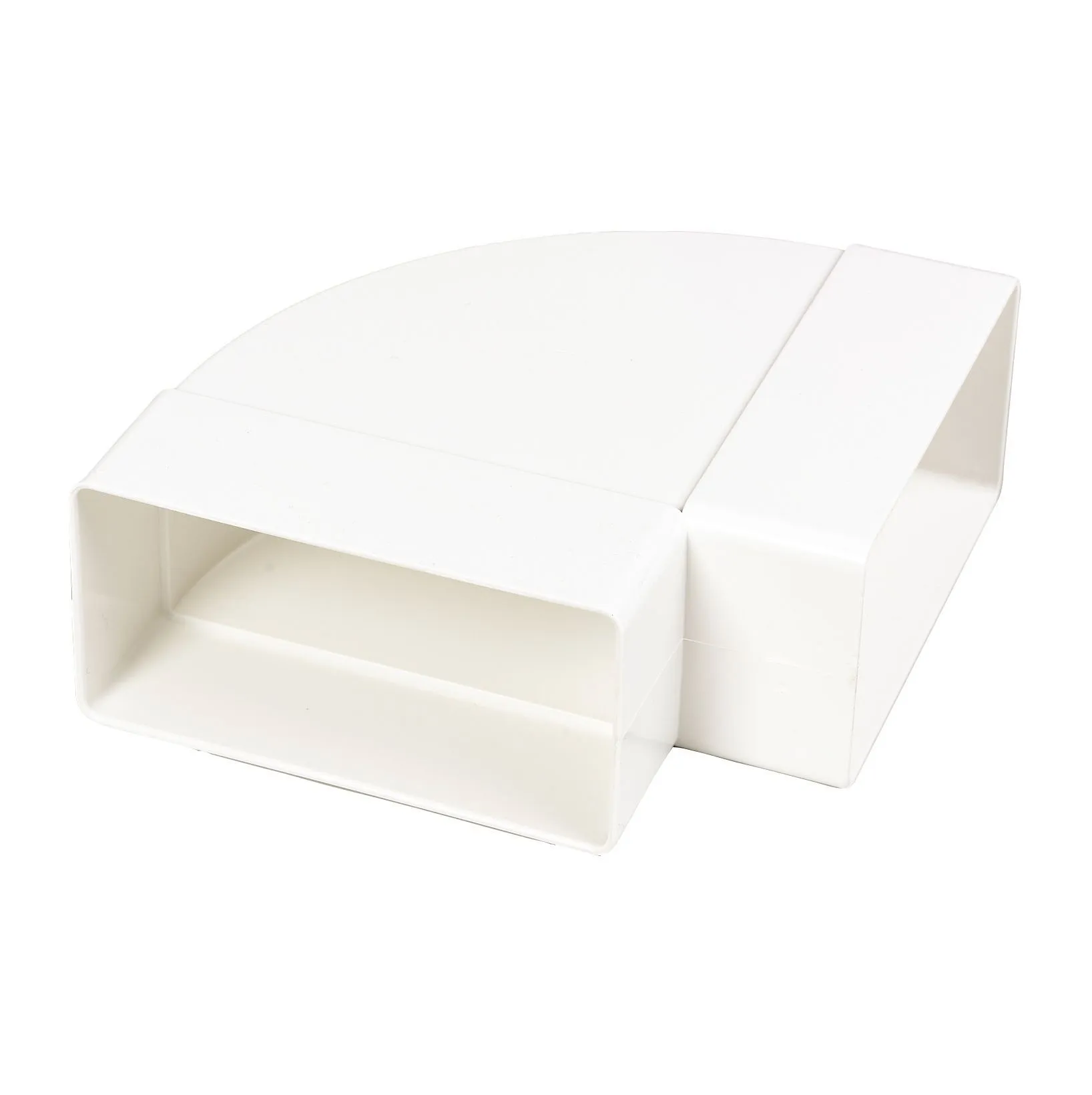 Manrose White 90° Horizontal ducting bend (W)110mm