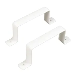 Manrose White Flat channel ducting clip (W)110mm, Pack of 2