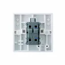 BG 20A White Rocker Raised square Control switch with LED Indicator