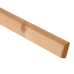 Smooth Pine Bullnose Architrave (L)2.1m (W)44mm (T)15mm, Pack of 5