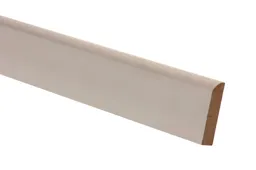 Metsä Wood Primed White MDF Bullnose Softwood Architrave (L)2.1m (W)44mm (T)14.5mm, Pack of 5