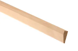 Smooth Pine Chamfered Architrave (L)2.1m (W)45mm (T)15mm, Pack of 8