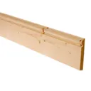 Smooth Pine Torus Skirting board (L)2.4m (W)169mm (T)15mm, Pack of 4