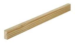 Treated Sawn Whitewood spruce Timber (L)2.4m (W)38mm (T)22mm, Pack of 8