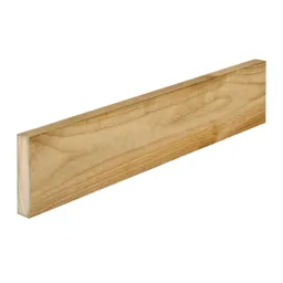 Treated Sawn Whitewood spruce Timber (L)2.4m (W)75mm (T)22mm, Pack of 12