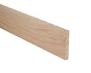 Oak Ogee Hardwood Skirting board (L)2.4m (W)120mm (T)18mm 11.37kg, Pack of 3