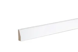 Primed White MDF Chamfered Architrave (L)2.1m (W)44mm (T)14.5mm 5.71kg, Pack of 5