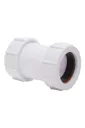 Polypipe Compression Waste Straight Connector 40mm White   PS40