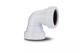 Polypipe Compression Waste Knuckle Bend 32mm x 90deg  White   PS15