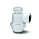 Polypipe Bottle Trap 40mm with 75mm Seal  White   WP46
