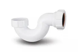 Polypipe Bath Trap 40mm with 20mm Seal White   WT58