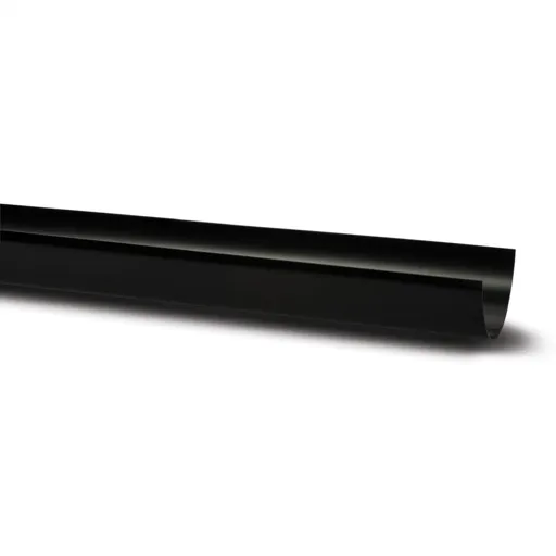Polypipe Polyflow 117mm 4m Gutter Black