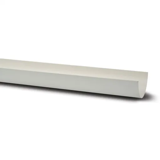 Polypipe Polyflow 117mm 4m Gutter White