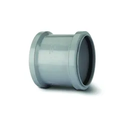 Polypipe 110mm Soil Single Double Coupling Grey (SH44G)
