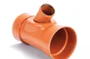 PolySewer Equal Junction 300mm x 150mm x 45deg Terracotta  PS1231  (Inc Seal)