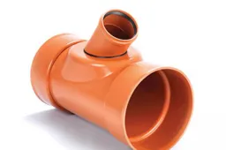 PolySewer Equal Junction 300mm x 150mm x 45deg Terracotta  PS1231  (Inc Seal)