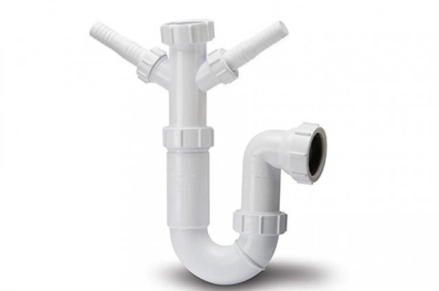Polypipe Trap Appliance Trap Swivel "P" 40mm with Double Adjustable Inlet 75mm  White   PPT4200