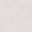 Holden Décor Statement Whispering Pink Tree Glitter effect Textured Wallpaper