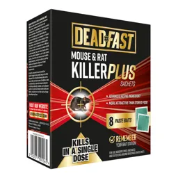Deadfast Rodents Rodenticide, Pack of 8