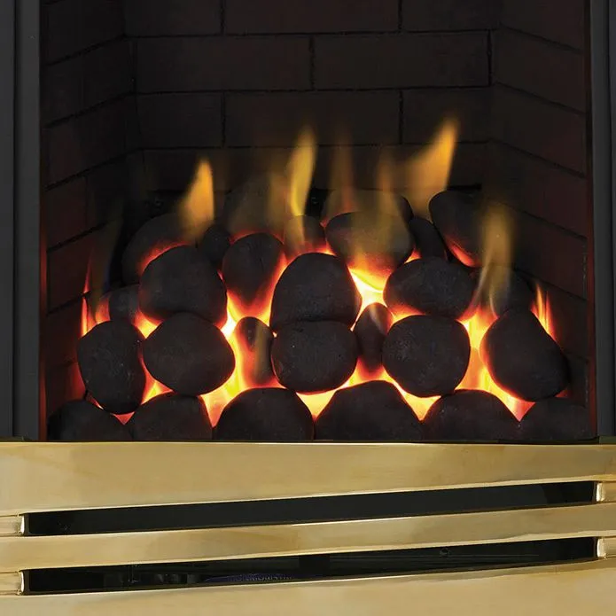 Focal Point Horizon full depth Brass effect Remote controlled Fire FPFBQ233