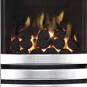 Focal Point Langham full depth Chrome effect Remote controlled Fire FPFBQ244