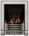 Focal Point Finsbury multi flue Chrome effect Remote controlled Fire FPFBQ247