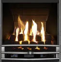 Focal Point Soho multi flue Chrome effect Remote controlled Fire FPFBQ349