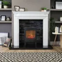 Focal Point Malmo Black Cast iron effect Stove